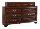 LaVita 10-Drawers Dresser, Cappuccino
