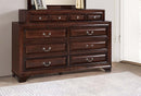 LaVita 10-Drawers Dresser, Cappuccino