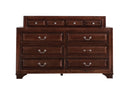 LaVita 10-Drawers Dresser, Cappuccino