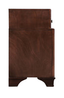 LaVita 3-Drawers Nightstand, Cappuccino