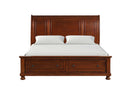 Meade Queen Storage Bed, Cherry