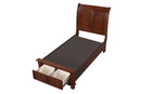 Meade Twin Storage Bed, Cherry