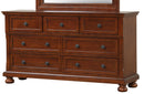 Meade 7-Drawers Dresser, Cherry