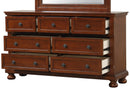 Meade 7-Drawers Dresser, Cherry