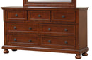 Meade 7-Drawers Dresser, Cherry