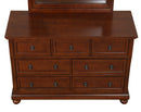 Meade 7-Drawers Dresser, Cherry