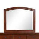 Meade 36"L x 42"H Mirror, Cherry