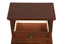 Meade 2-Drawers Nightstand, Cherry