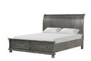 Meade Full Storage Bed, Gray