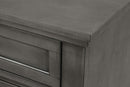 Meade 5-Drawers Chest, Gray