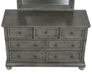 Meade 7-Drawers Dresser, Gray
