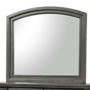 Meade 36"L x 42"H Mirror, Gray