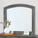 Meade 36"L x 42"H Mirror, Gray