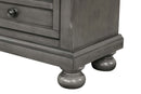 Meade 2-Drawers Nightstand, Gray