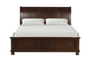 Meade Full Storage Bed, Cherry