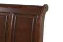Meade Tufted Twin Storage Bed, Cherry