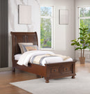 Meade Twin Storage Bed, Cherry