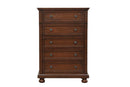 Meade 5-Drawers Chest, Cherry