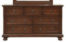 Meade 7-Drawers Dresser, Cherry