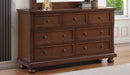 Meade 7-Drawers Dresser, Cherry