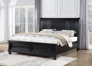 Meade King Storage Bed, Black
