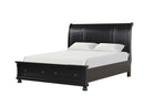 Meade Twin Storage Bed, Black