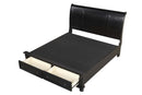 Meade Twin Storage Bed, Black