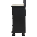 Meade 7-Drawers Dresser, Black