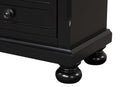 Meade 7-Drawers Dresser, Black