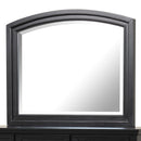 Meade 36"L x 42"H Mirror, Black