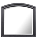 Meade 36"L x 42"H Mirror, Black
