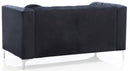 Pompano 62in Loveseat, Black
