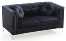 Pompano 62in Loveseat, Black
