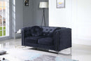Pompano 62in Loveseat, Black