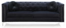 Pompano 83in Sofa, Black