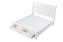 Meade Full Storage Bed, White