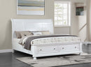 Meade Twin Storage Bed, White