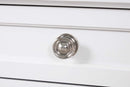 Meade 5-Drawers Chest, White