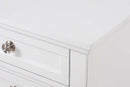 Meade 5-Drawers Chest, White