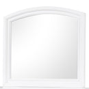 Meade 36"L x 42"H Mirror, White