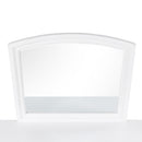 Meade 36"L x 42"H Mirror, White