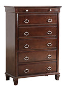 Triton 5-Drawers Chest, Cappuccino