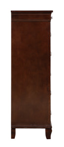 Triton 5-Drawers Chest, Cappuccino