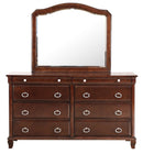 Triton 42"L x 36"H Mirror, Cappuccino