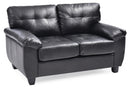 Gallant 57in Loveseat, Black