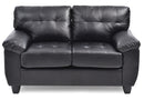 Gallant 57in Loveseat, Black