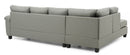 Gallant  Sectional, Gray