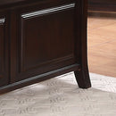 Ashford Full Box Spring Bed, Cappuccino