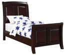 Ashford Twin Box Spring Bed, Cappuccino