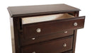 Ashford 5-Drawers Chest, Cappuccino